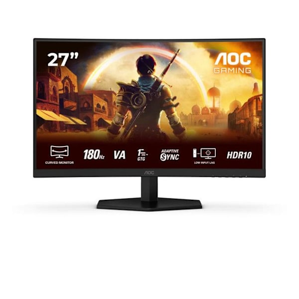 PC-skärm - AOC - G4 C27G42E - 27 tum - Full HD 1920x1080 - Röd LED