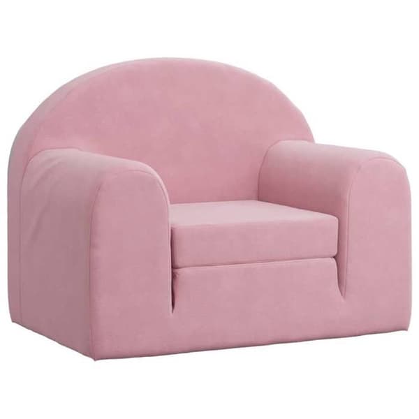 Sängsoffa för Barn - vidaXL - Bekväm Barnfåtölj - Fällbar - Rosa