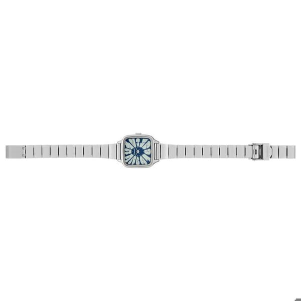 Komono Kate Flower Trak Klocka silver/blå moln