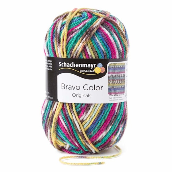 Filt - ullfilt - Schachenmayr filtsats - 9801421-02084 - Bravo Color, 50G jacquardjeans Stickgarn