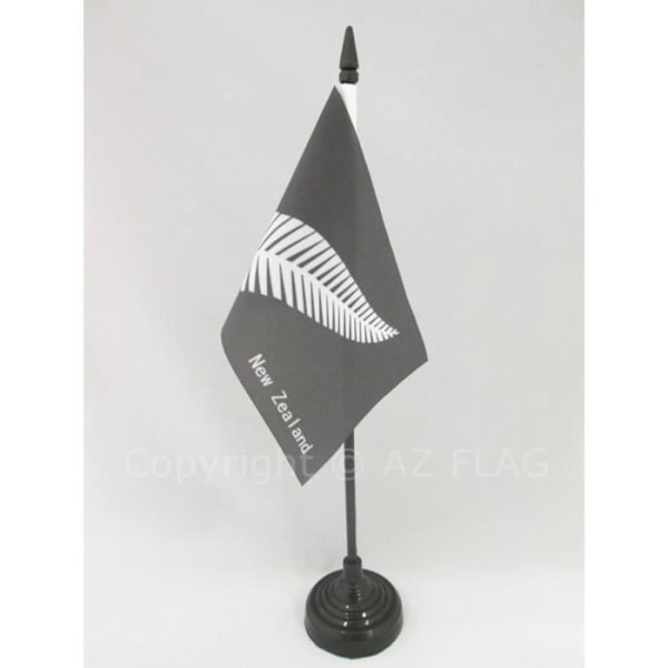 Bordflagga - AZ FLAG - Nya Zeeland - 15x10cm - Polyester - Inomhus Svart
