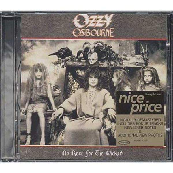 CD - Ozzy Osbourne - Ingen vila för de fördömda (remastrad) - Kristallbox