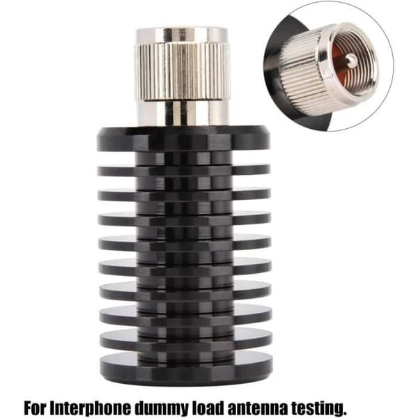 Fiktiv laddning UHF 50 ohm 100W 0-500 MHz för test av intercom