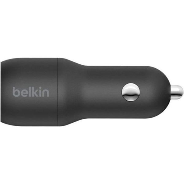 BELKIN - billaddare - Dubbel USB-A billaddare Svart