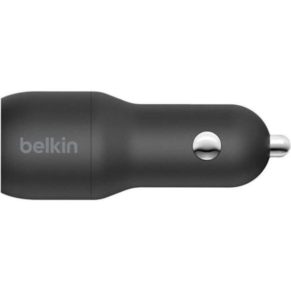 BELKIN - billaddare - Dubbel USB-A billaddare Svart