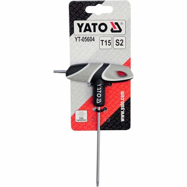 Cle torx - hanverktyg Yato - YT-05604 - Torx-vredskruvmejsel typ T T15 med två hål ()