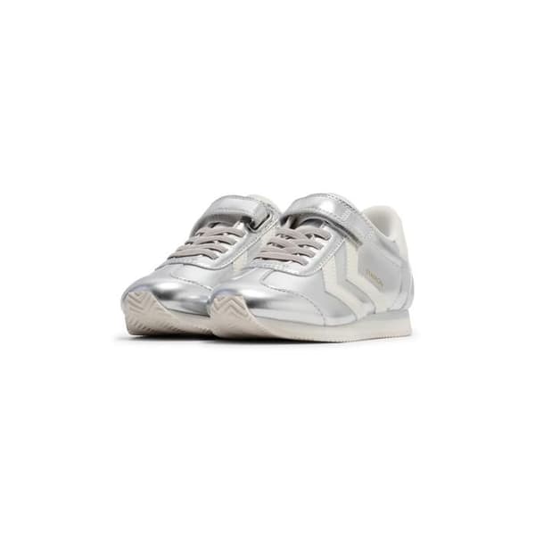 Barnskor Hummel Stadion Metallic - silver silver- 32