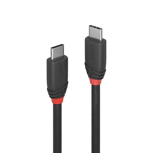 LINDY USB 3.1 Typ C 3A Kabel - Black Line - 1,5m
