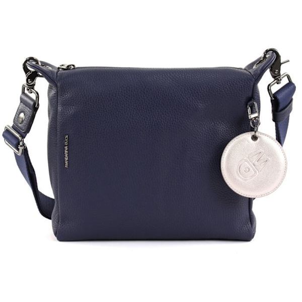 Handväska - Mandarina Duck - Mellow Läder Tracolla - Koläder - Axelrem - Dragkedja blå