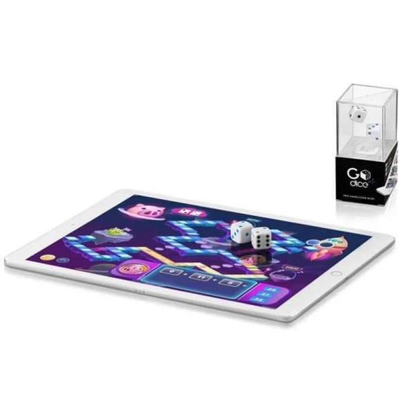 Dés Connectés - PARTICULA - GoDice 2 Pack - Svart och Blå - Specifik app - 2 tärningar ingår Svart blå