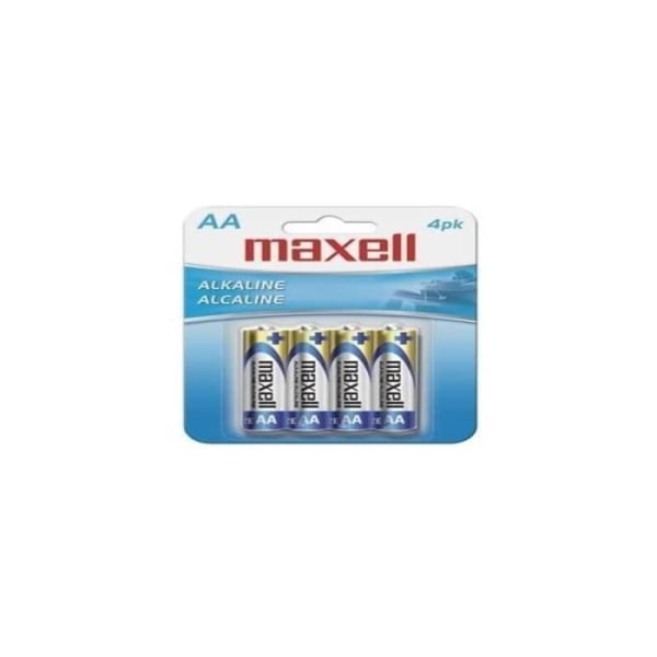 Maxell Alkaline Battery Lr06 1,5V 4 batterier - LR06-B4 MXL