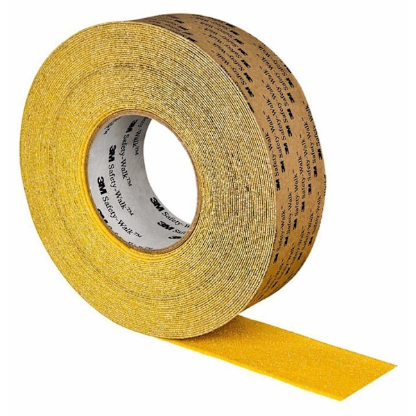 Självhäftande - 3 m självhäftande remsa - 7000033465 - Anpassbar halkfri beläggning, gul, 51 mm x 18,3 m