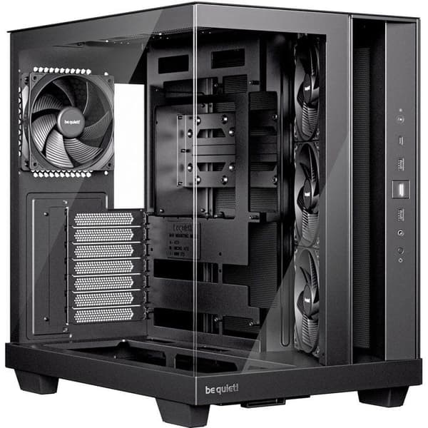 PC-chassi - Be QUIET! Light Base 500 - Kompakt - 4 fläktar 120 mm - Optimerad luftflöde - Vattenkylning 360 mm