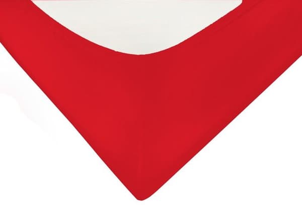 Drap-housse satin 220x200x25, röd_20, MATEX