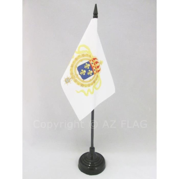 New France bordsflagga 15x10cm - royalist - Louis XIV standard Hög kvalitet