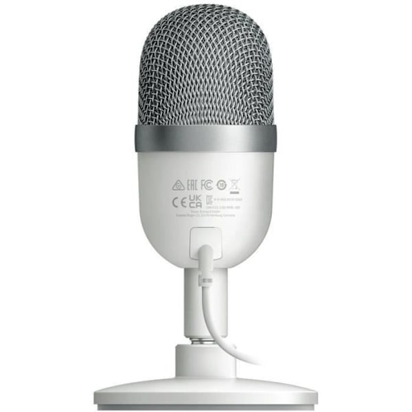 Mikrofon - RAZER - Seiren Mini - Superkaridod - USB - Färg Kvicksilver Merkurius