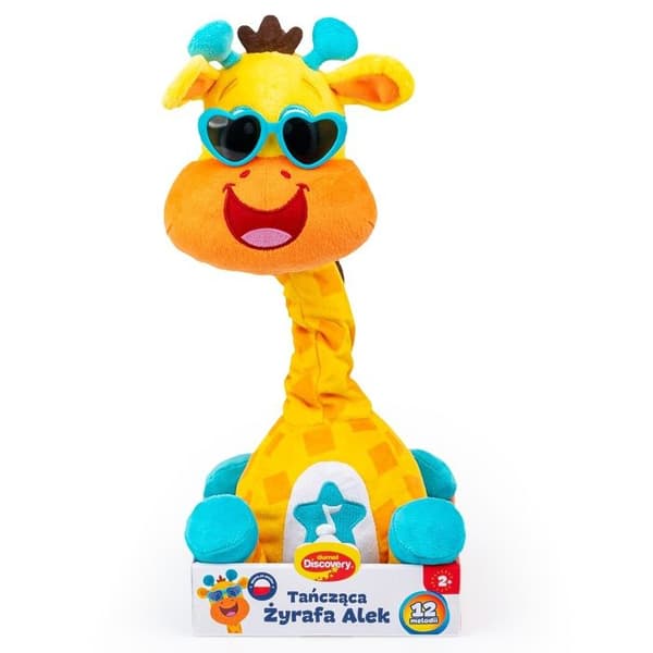 Interaktiv Dansande Giraff - Dumel Discovery - Alek - 12 Melodier - Flerfärgad