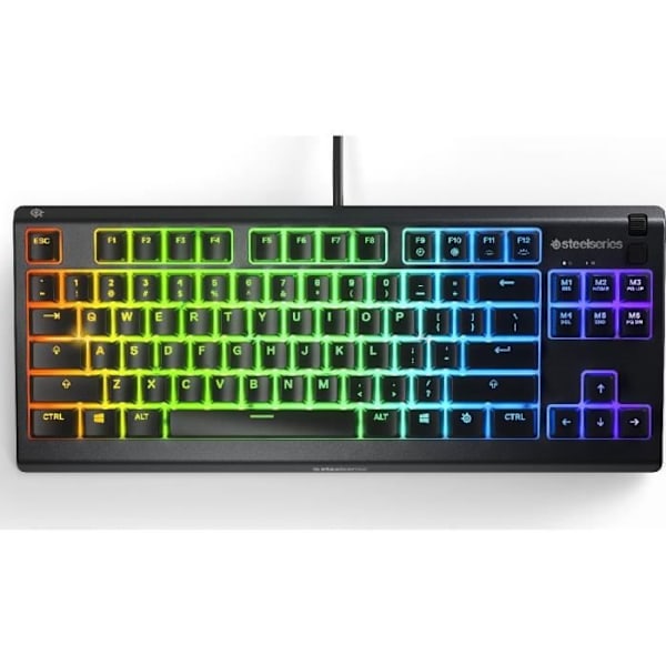 Speltangentbord - Steelseries - Apex 3 Tkl - RGB-bakgrundsbelyst - Anti-ghosting - Kabelansluten