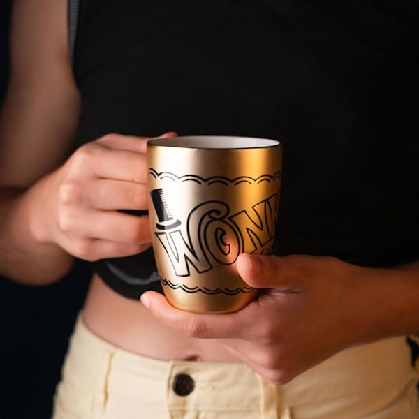 Willy Wonka Golden Ticket Mug