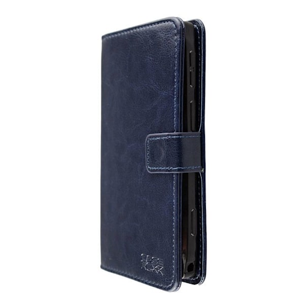 Étui portefeuille caseroxx för Crosscall Core-M5 i konstläder med kortfack – blå Blå