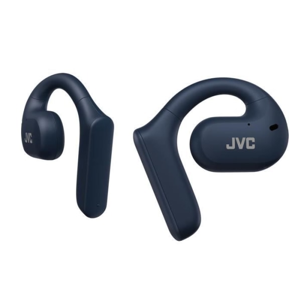 JVC HA-NP35T Blå - IPX4 trådlösa öppna hörlurar nära telefon - True Wireless - Bluetooth 5.1 - Kontroll/mikrofon - 7 + 10 timmars batteritid