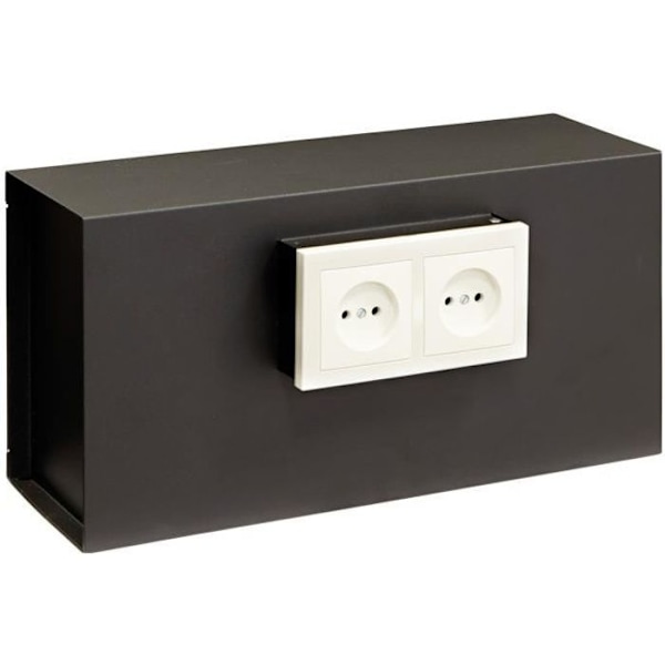 ARREGUI Socket 23000W-S1 osynlig vägg-in kassaskåp - Svart - 12 L - Nyckel