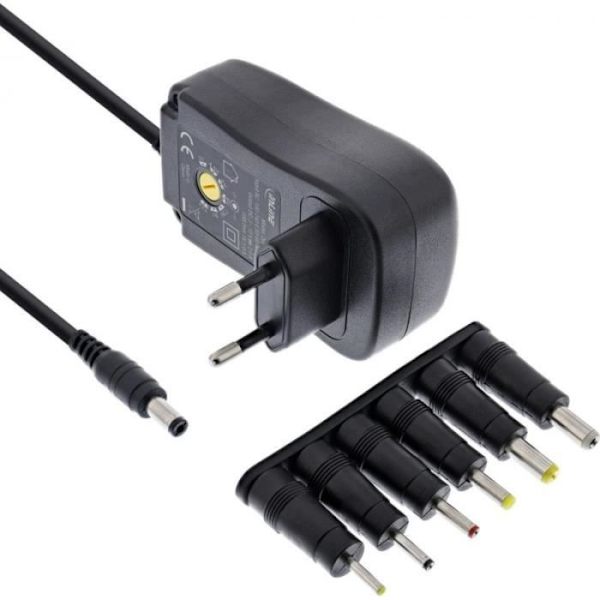 InLine - Netzteil - Wechselstrom 110-240 V - 30 Watt - Schwarz - 26608P Svart
