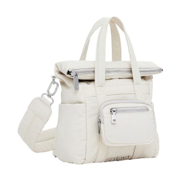Damhandväska Desigual Basic Modilar Voyager Vit