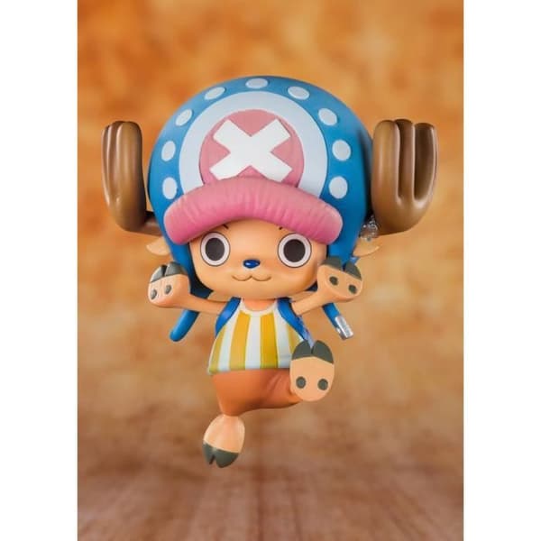 Statyett - BANDAI TAMASHII NATIONS - FiguartsZERO - Sockerbitsälskande Chopper - Ros - 7 cm Ros
