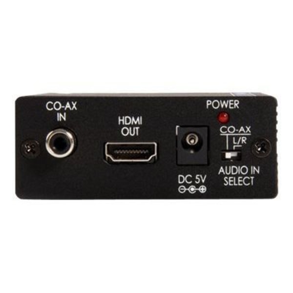 STARTECH komponentvideo till HDMI-omvandlare med ljud - Minijack kvinnlig ljud, 3 x RCA kvinnlig video, 1 x RCA