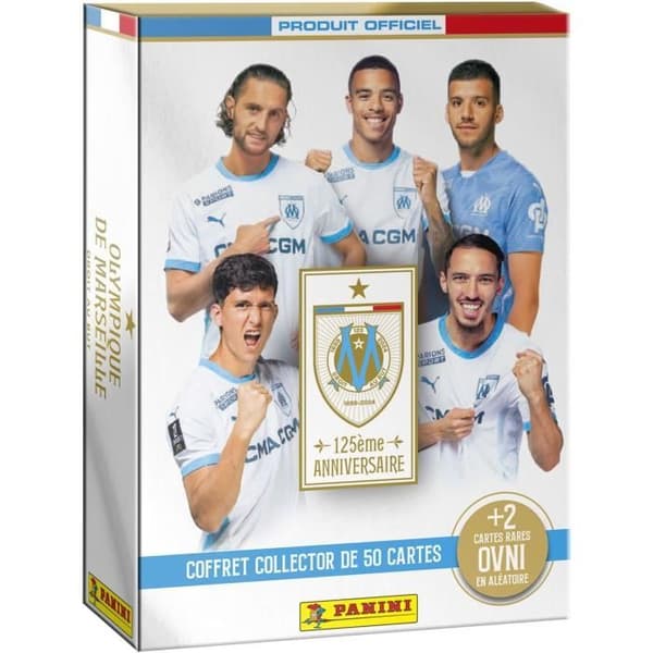 Samlarbox - PANINI - 125 år OM - 50 kort