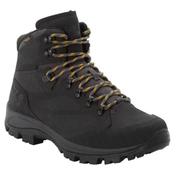 Jack Wolfskin Rebellion Texapore Mid GT vandringskängor - phantom/bully gul xt - 39,5 Fantom/burly gul xt 46