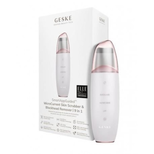 GESKE MICROCURRENT SKIN SCRUBBER &amp; BLACKHEAD REMOVER LIMPIADOR 9 I 1 ROSE GULD