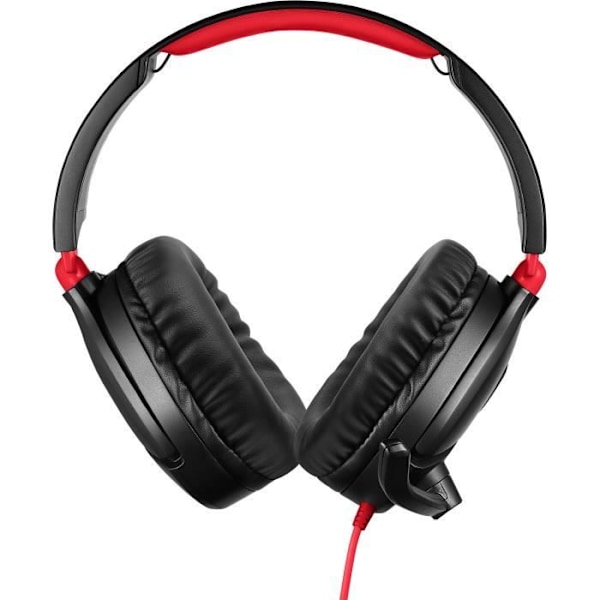 TURTLE BEACH Recon 70N Gaming Headset för Nintendo Switch (kompatibelt med PS4, PS4 Pro, Nintendo Switch, mobila enheter) - SVART RÖD