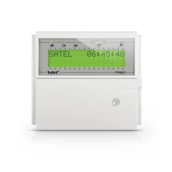 Kontrollpanel - Satel - INT-KLCDR-GR - Huvudfärg: Vit - Färg: Grå - Ansluten enhet: Ja Grå