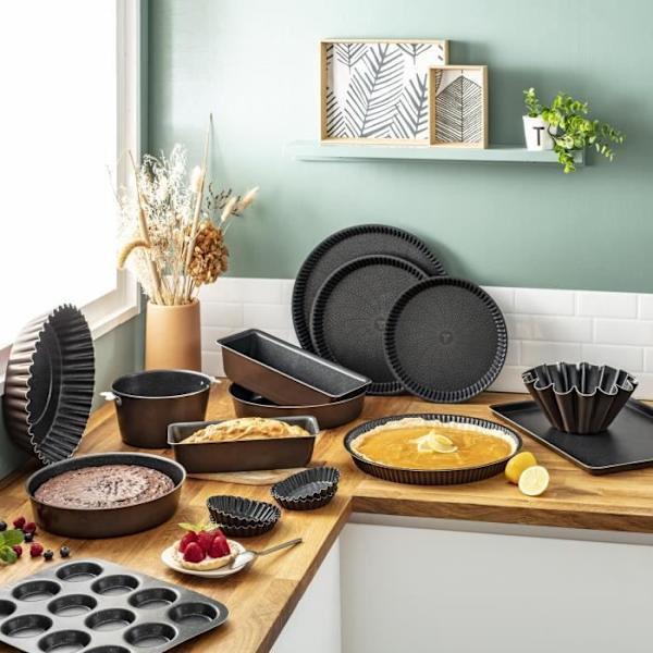 TEFAL Success Springform 26 cm, Non-stick beläggning, Tillverkad i Frankrike, Tobak J1609702 kastanj