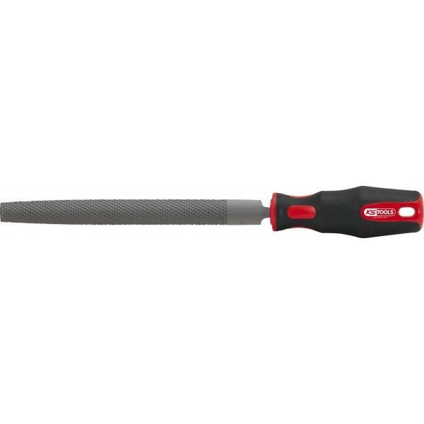 Halvrund halvmjuk fil, 150 mm KS TOOLS Grön