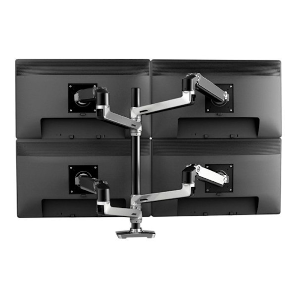 Bordstöd - Ergotron - 45-549-026 - Höjdjusterbar - Nejybar - Rotera Gjuten aluminium