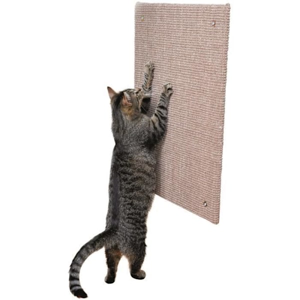 XXL TRIXIE skrapstolpe - Sisal matta / Kattmynta - 50 x 70 cm - Taupe Mol