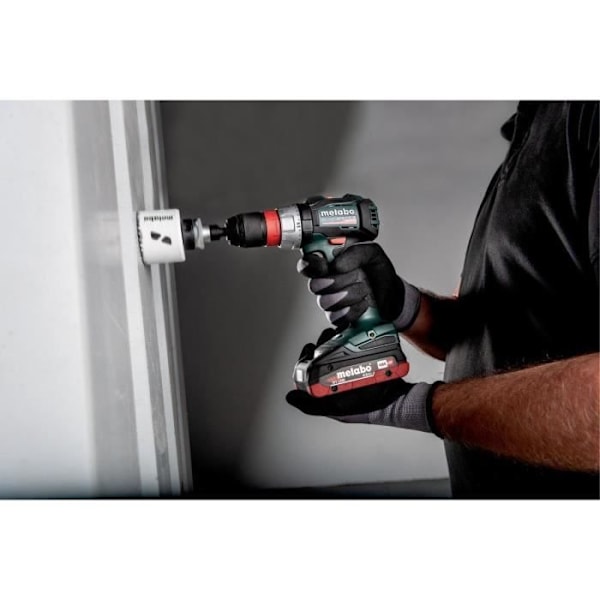 Sladdlös borrmaskin - METABO - BS 18 LT BL Q - 18 V - MetaBOX 145 Grön