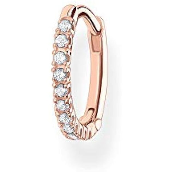 Örhängen - Thomas Sabo - CR659-416-14 - Creoler - Silver 925 - Kvinnor med vita stenar Silver