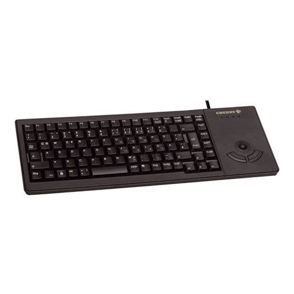 Cherry G84-5400LUMEU-2 Svart USB-tangentbord - Integrerad styrkula - QWERTY US
