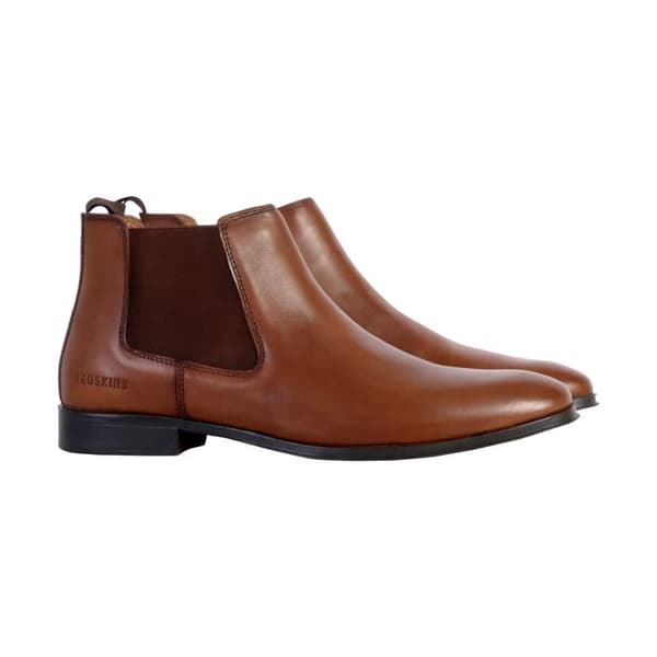 Redskins Another Leather Ankel Boot - Cognac Cognac 42