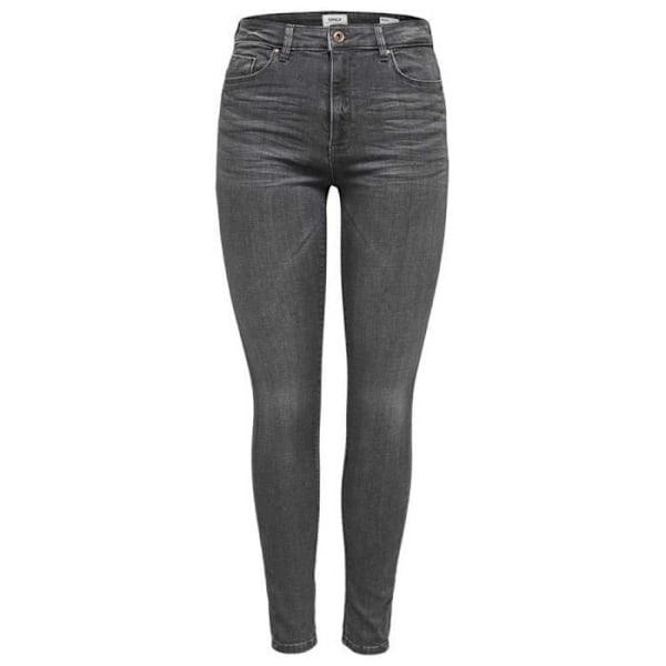 Kvinnokläder Byxor Only Paola Life Hw Skinny Bb Azz870 Grå XS