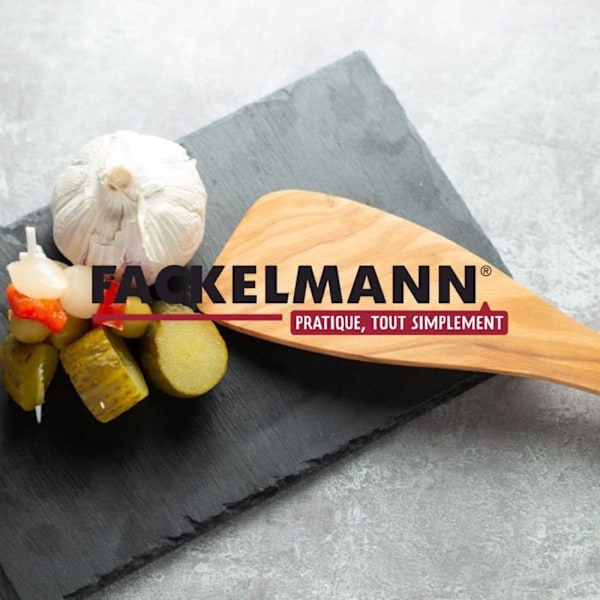 Köksspatel - Fackelmann - Utgåva i olivträ - 30 cm - Olivträ - Bruni brunt trä