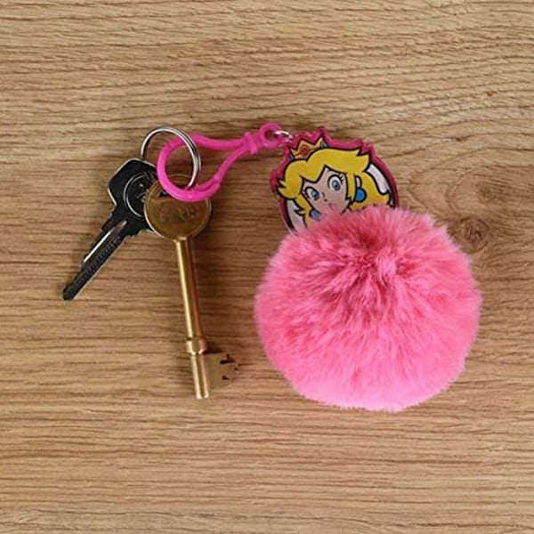 Nyckelring - PYRAMID INTERNATIONAL - Super Mario - Pompom - Multicolor - En storlek unisex Flerfärgad