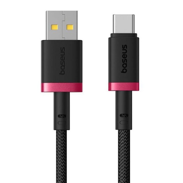 USB till Type-C datakabel, 60 W, 2 m - Baseus Dura (P1037780802U01-03) - Svart