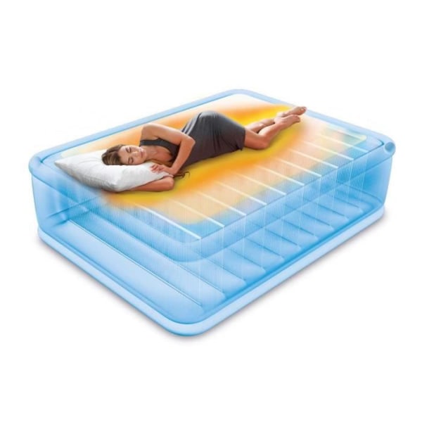 Thermalux Intex 64478 dubbel uppblåsbar madrass 152x203x51