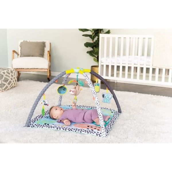 INFANTINO Twist & Fold Playmat mångfärgad