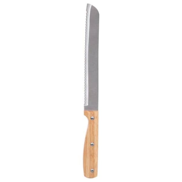 5five - skärbräda med kniv/bambutångar beige